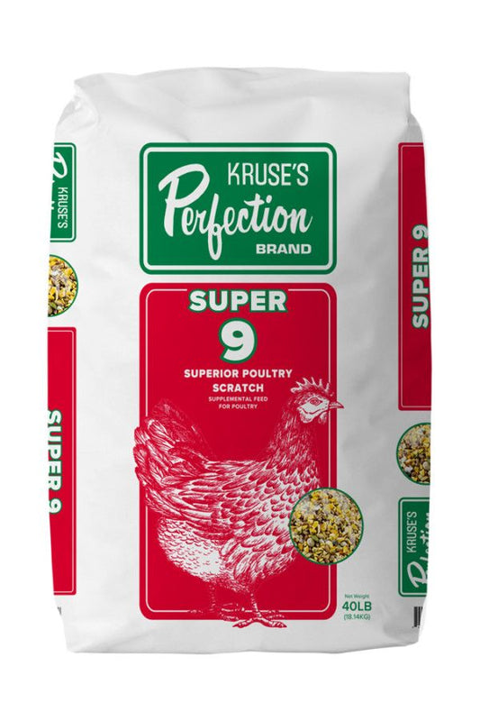 Kruse’s Perfection Brand Super 9 Scratch Feed – 40 lb