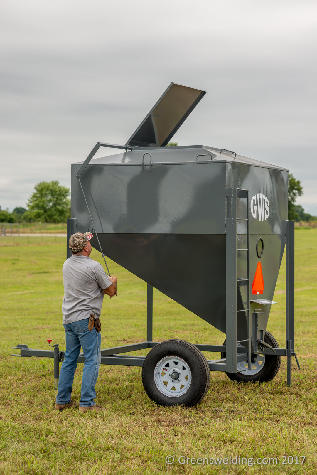 GWS 3-Ton Portable Bulk Feed Bin