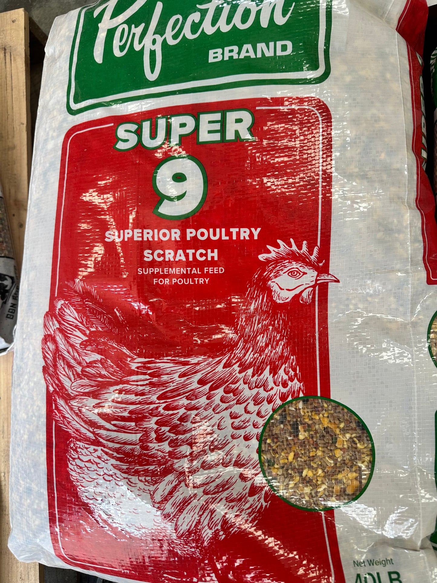 Kruse’s Perfection Brand Super 9 Scratch Feed – 40 lb