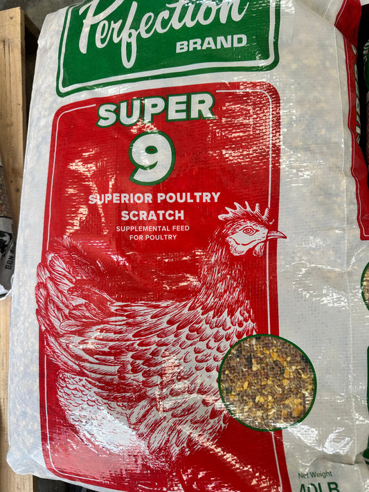 Kruse’s Perfection Brand Super 9 Scratch Feed – 40 lb
